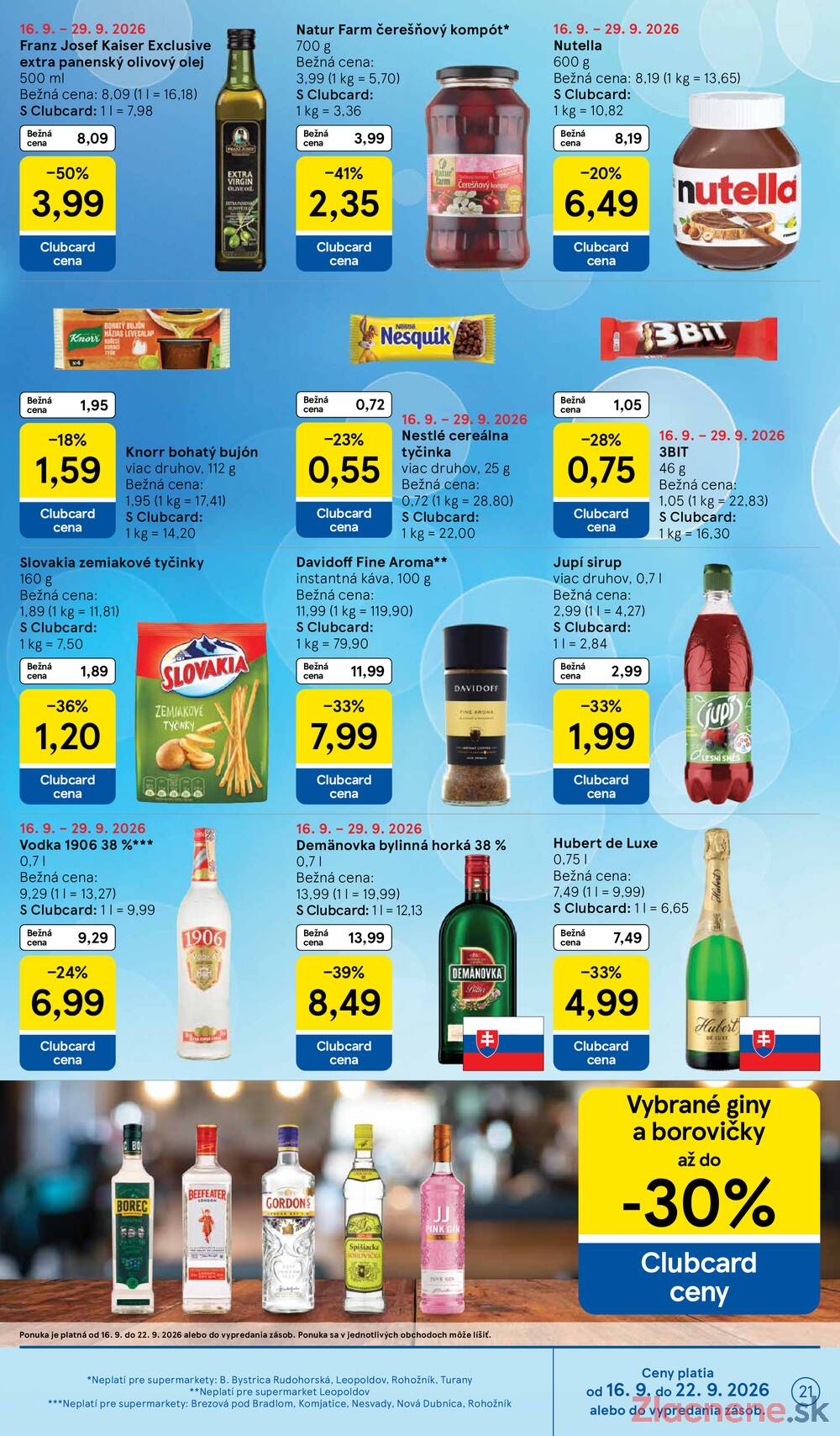 Leták Tesco - Tesco supermarkety od 16.9. do 22.9.2026 - strana 21 Leták Tesco - Tesco supermarkety od 16.9. do 22.9.2026 - strana 21