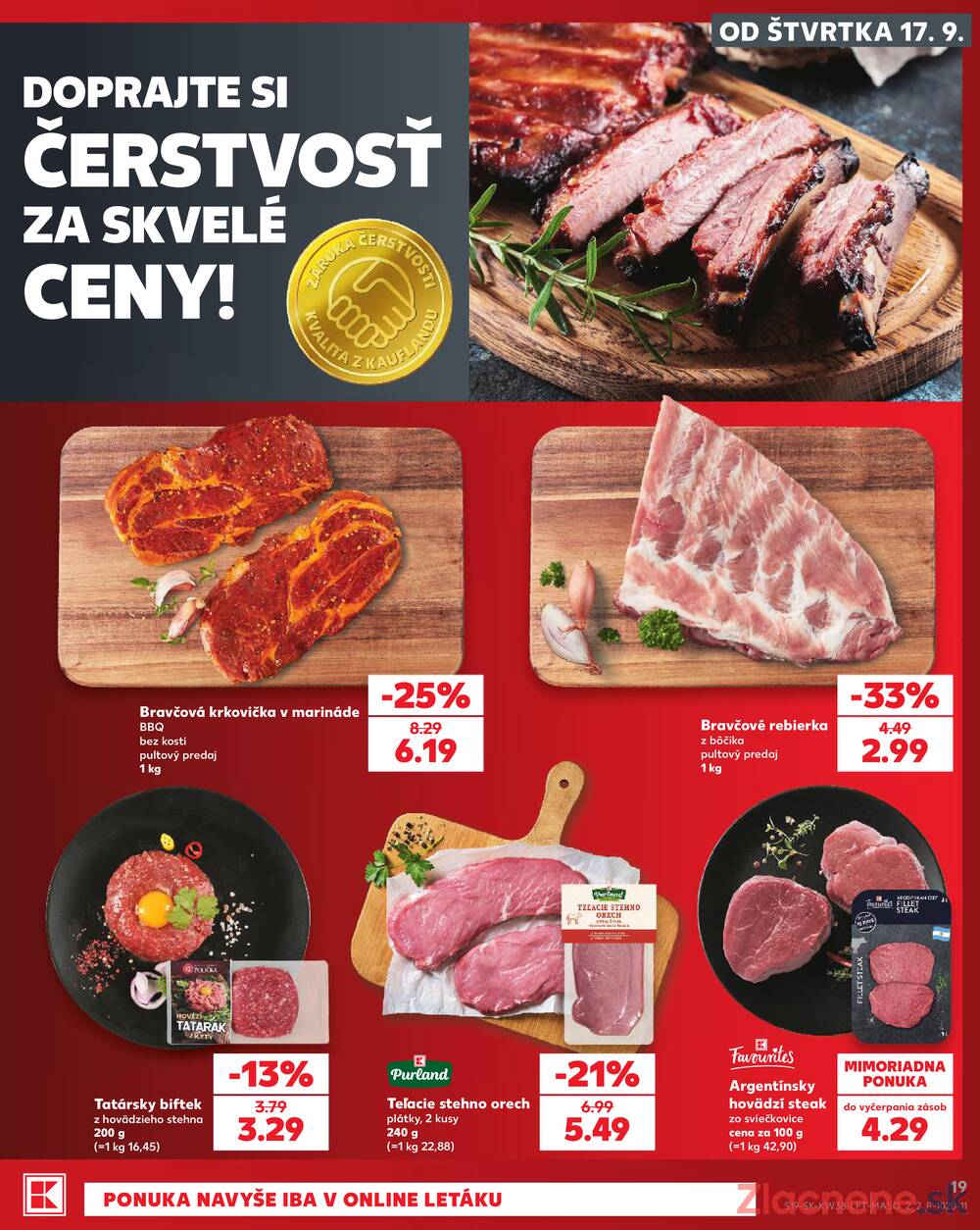 Kaufland 17.9. - 23.9. - Kaufland Bytča