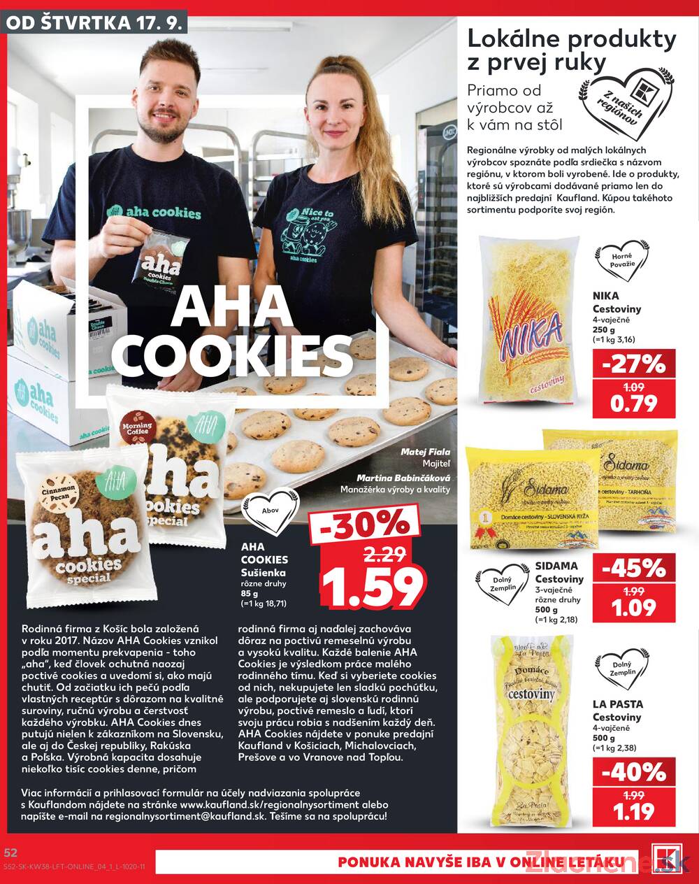 Kaufland 17.9. - 23.9. - Kaufland Spišská Nová Ves