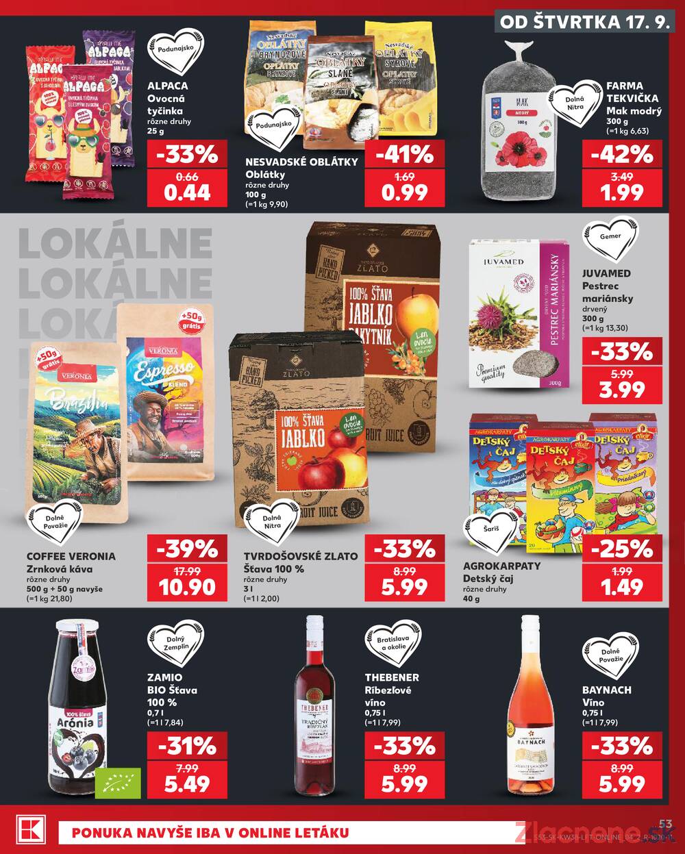 Leták Kaufland - Kaufland 17.9. - 23.9. - Kaufland Humenné - strana 53