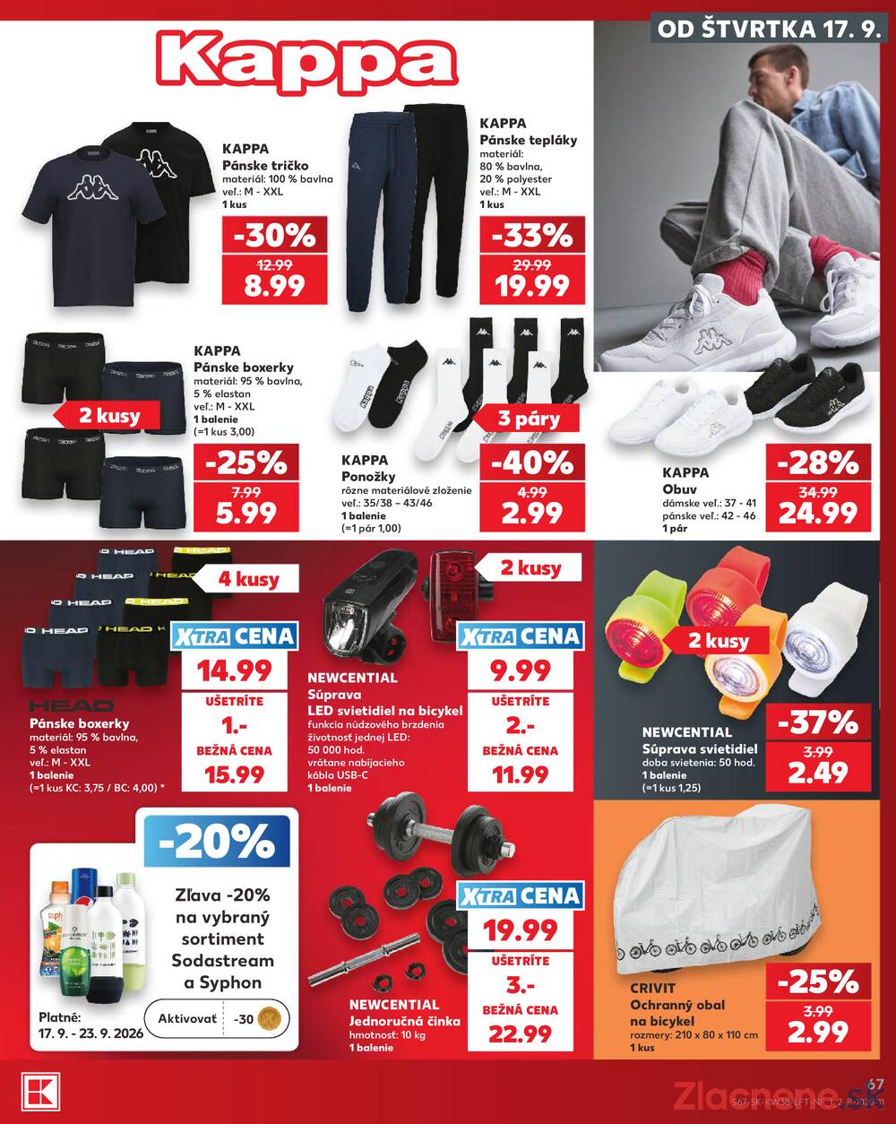 Leták Kaufland - Kaufland 17.9. - 23.9. - Kaufland Vranov nad Topľou - strana 67 Leták Kaufland - Kaufland 17.9. - 23.9. - Kaufland Vranov nad Topľou - strana 67