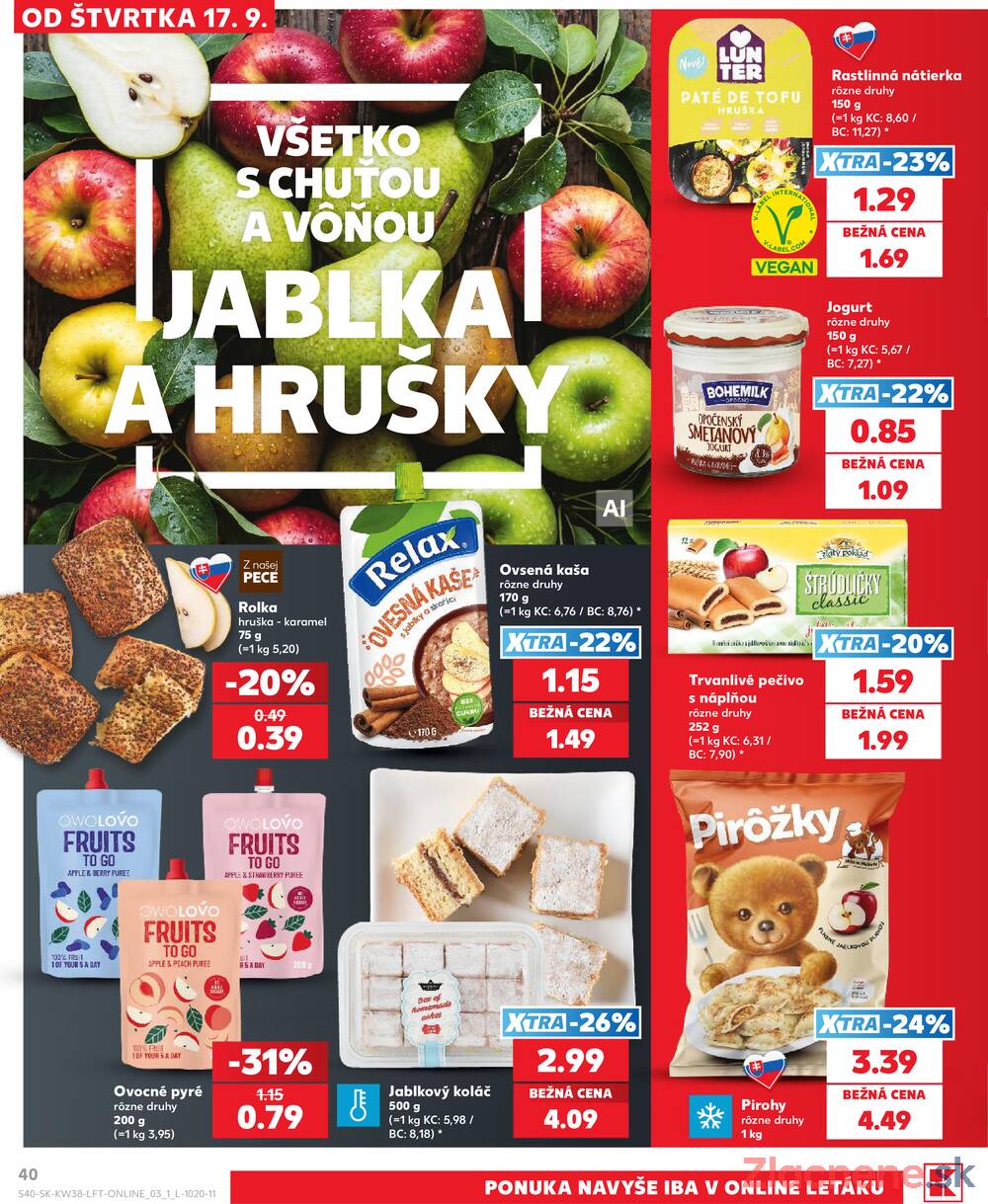 Kaufland 17.9. - 23.9. - Kaufland Bardejov
