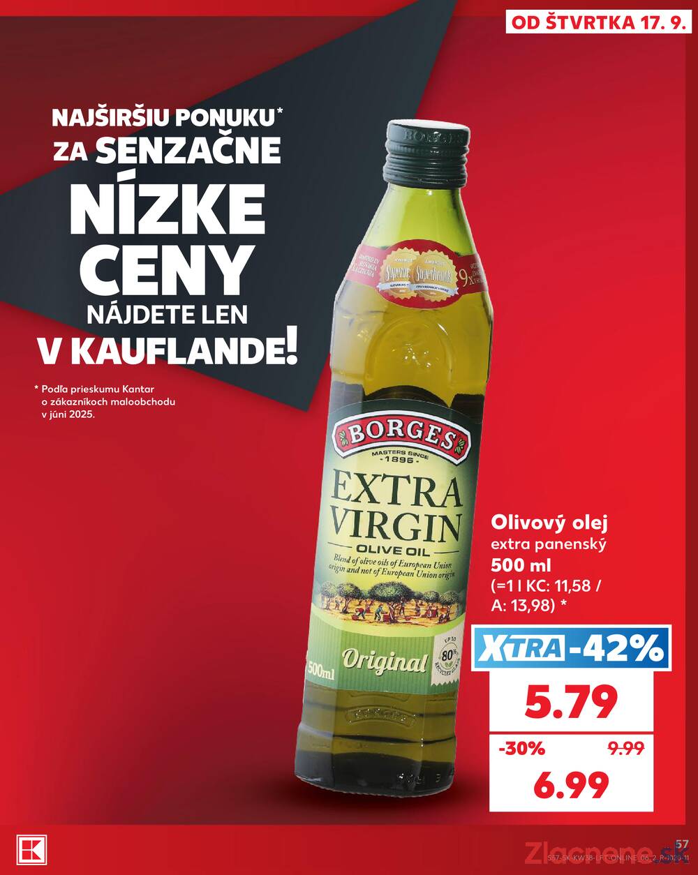 Kaufland 17.9. - 23.9. - Kaufland Púchov