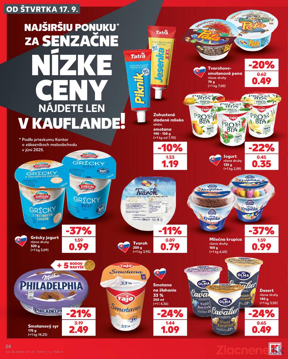 Kaufland 17.9. - 23.9. - Kaufland Rožňava