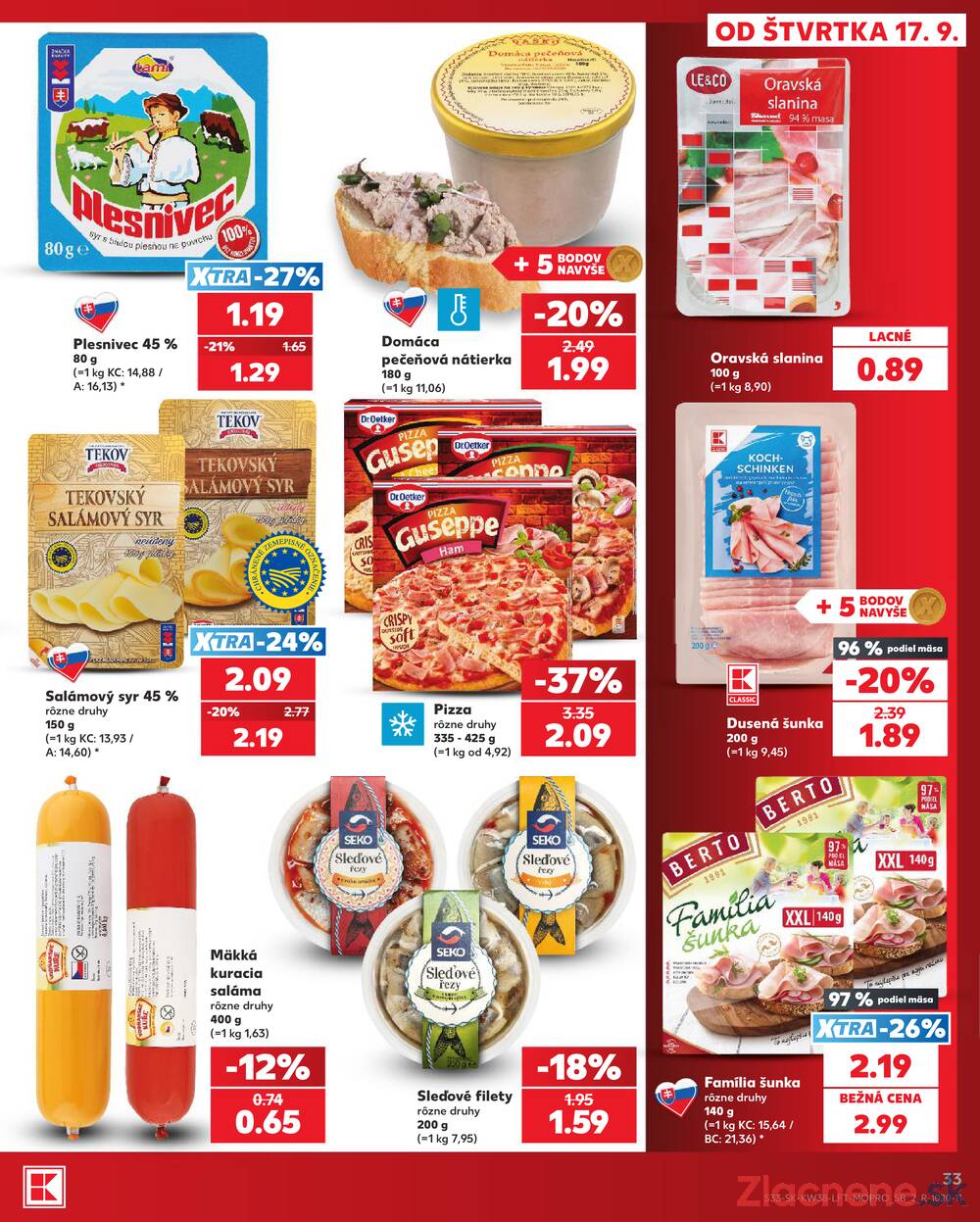 Kaufland 17.9. - 23.9. - Kaufland Rožňava