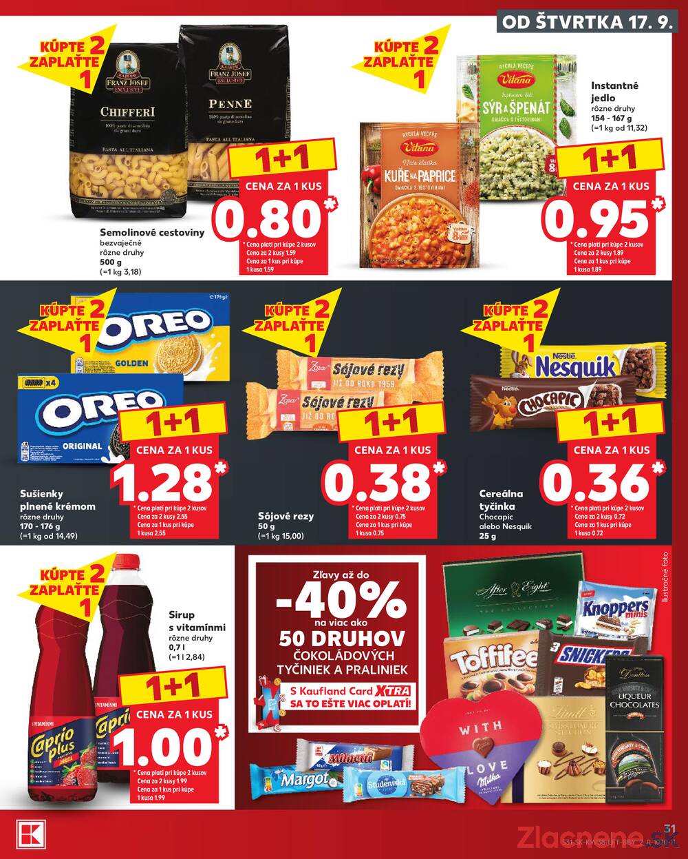 Kaufland 17.9. - 23.9. - Kaufland Trnava - Nová ul.