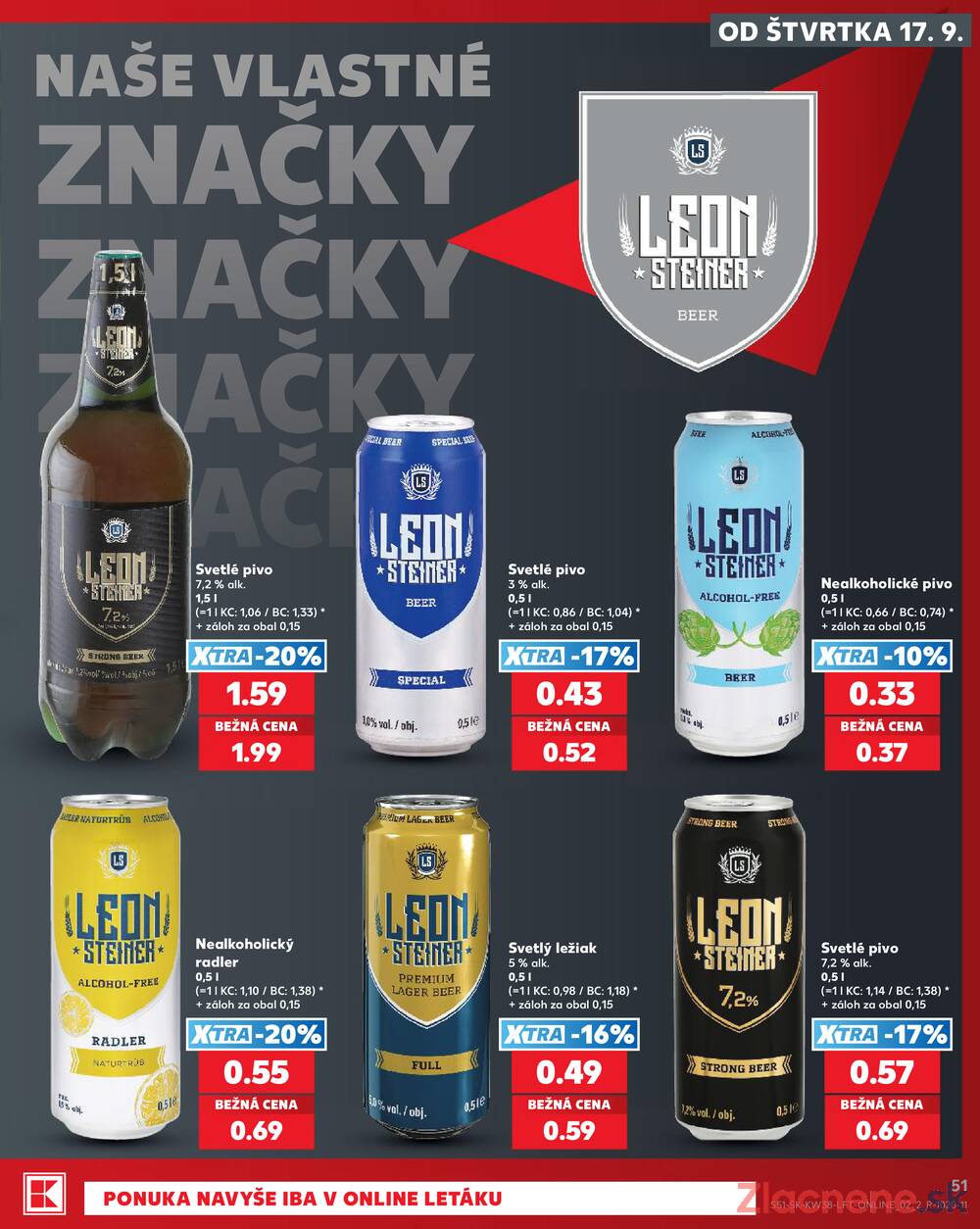 Kaufland 17.9. - 23.9. - Kaufland Trnava - Nová ul.