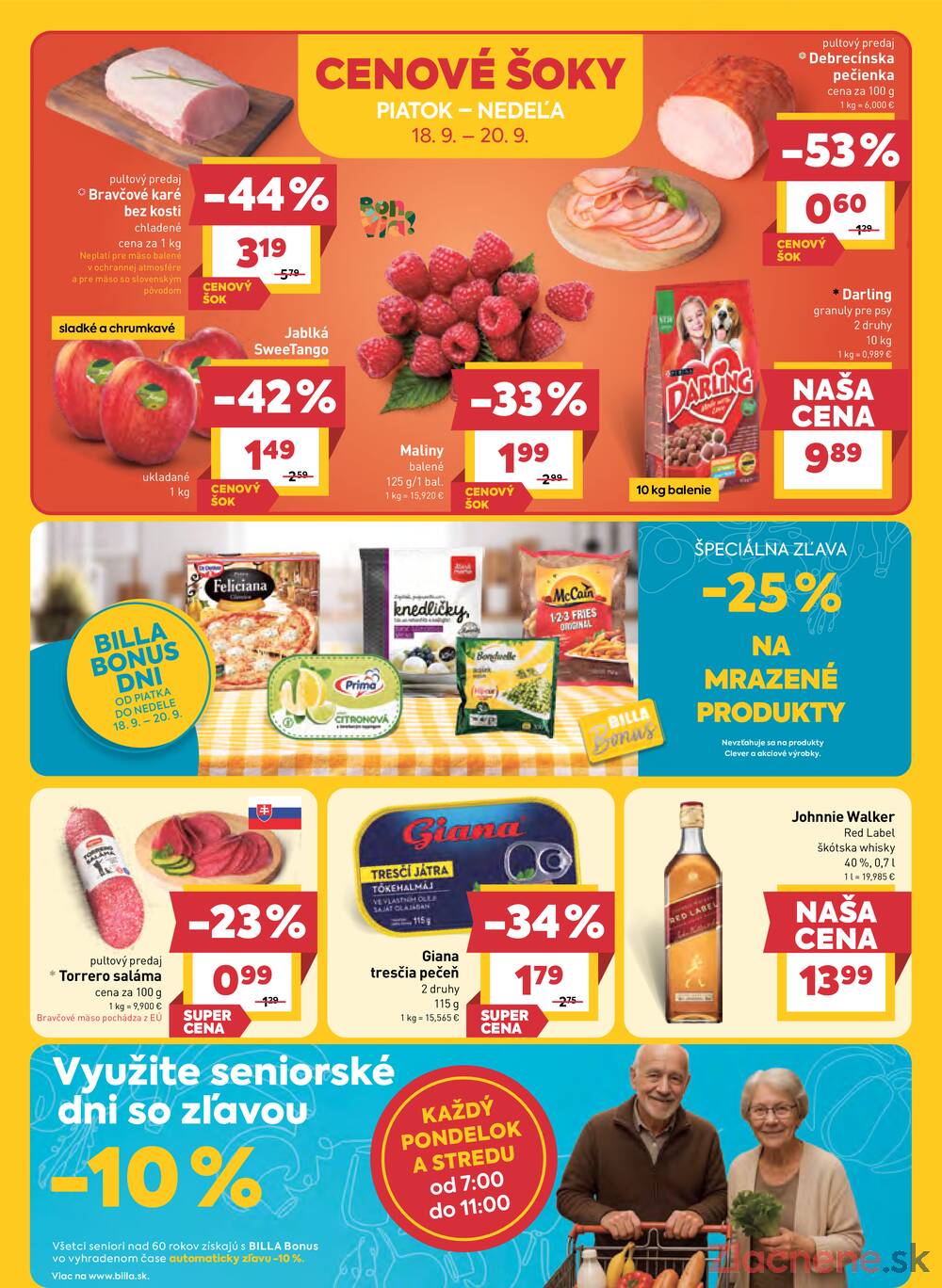 BILLA od 16.9. do 22.9.2026