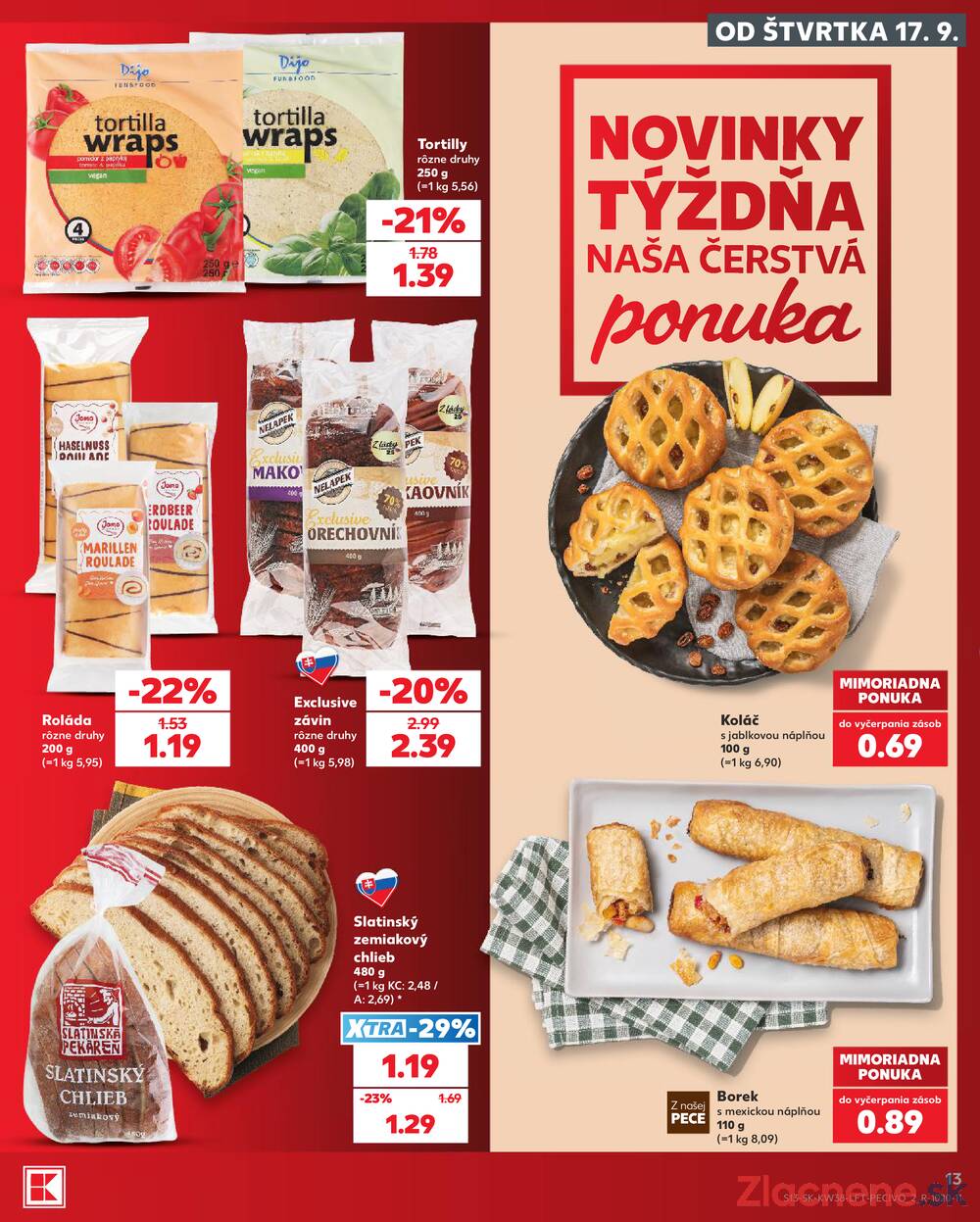 Kaufland 17.9. - 23.9. - Kaufland Košice-Pri hati