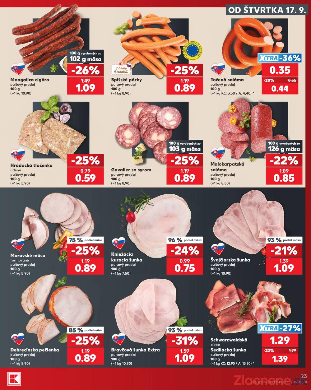 Kaufland 17.9. - 23.9. - Kaufland Košice-Pri hati