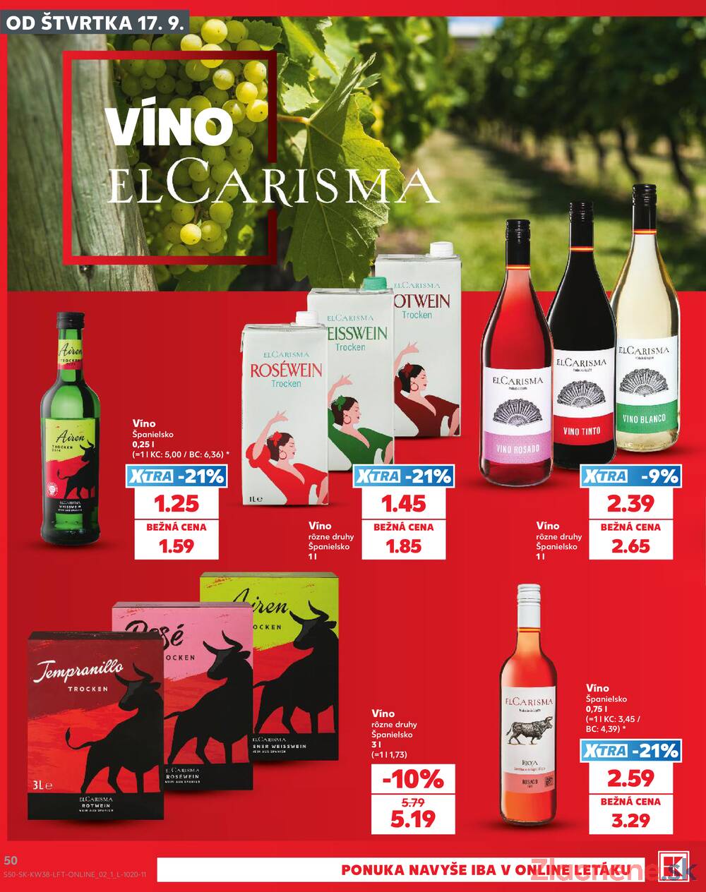 Kaufland 17.9. - 23.9. - Kaufland Košice-Pri hati