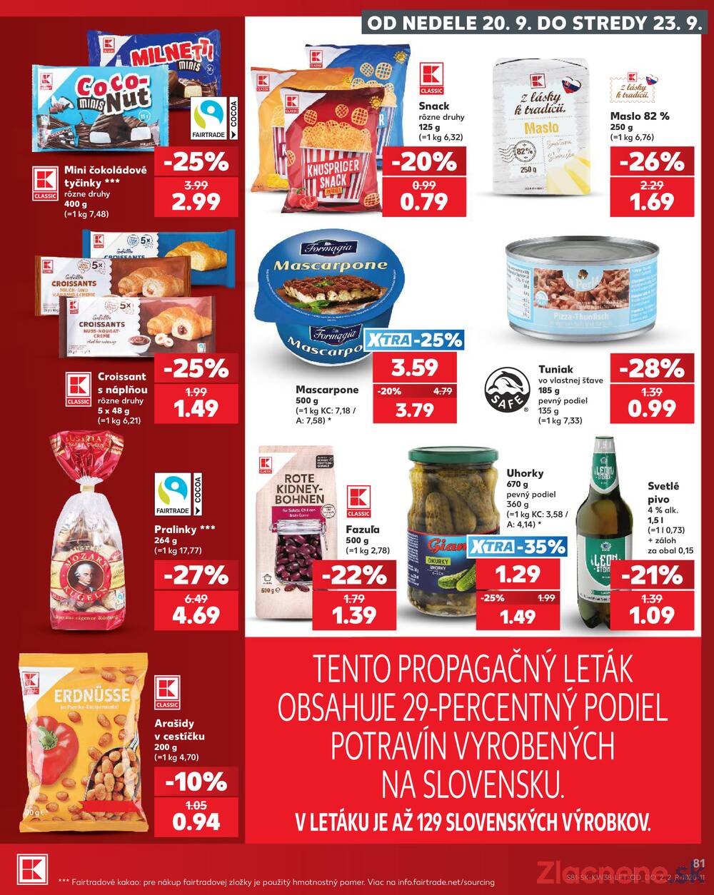 Kaufland 17.9. - 23.9. - Kaufland Žilina
