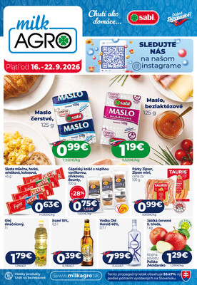 MILK - AGRO : 1 leták