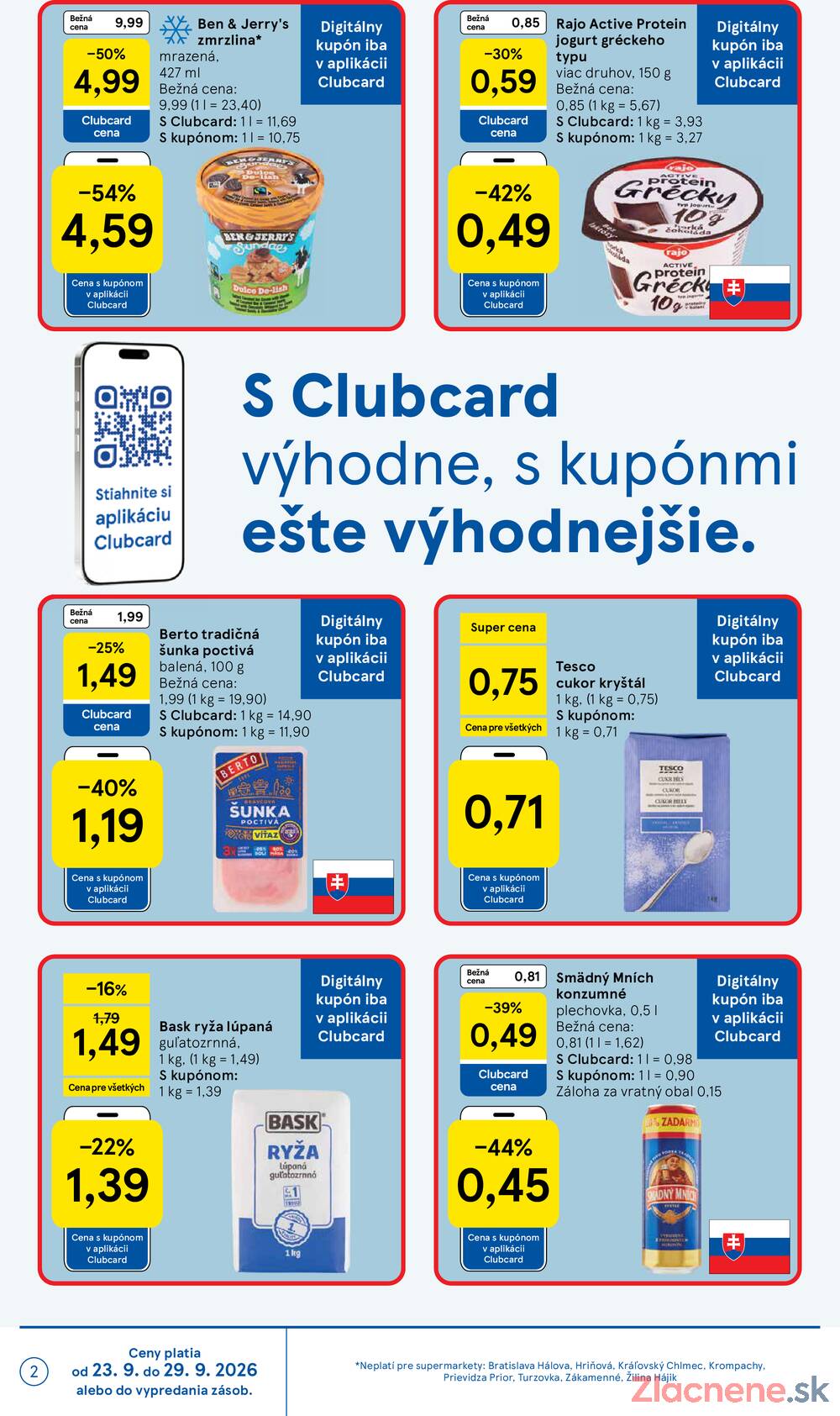 Tesco supermarkety od 23.9. do 29.9.2026