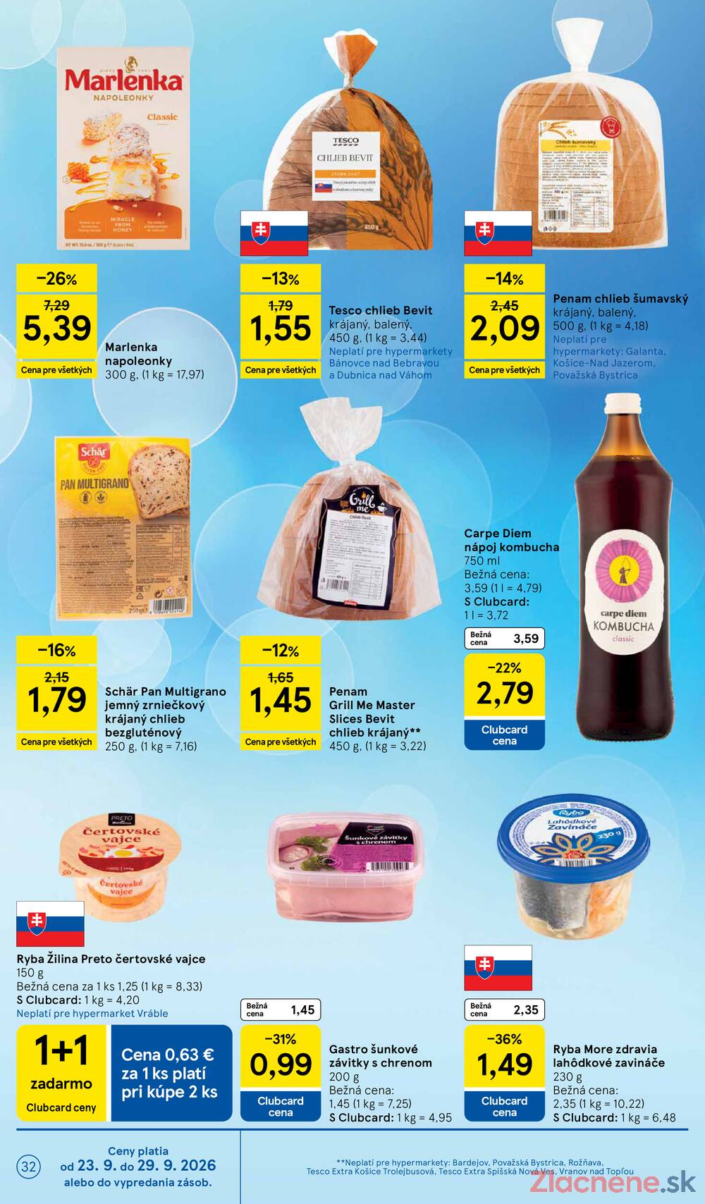 Tesco hypermarkety 23.9. - 29.9.