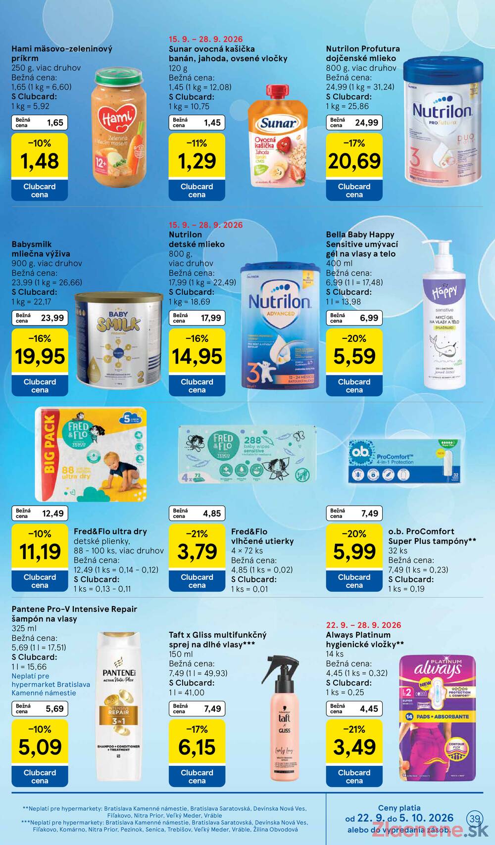 Tesco hypermarkety 23.9. - 29.9.