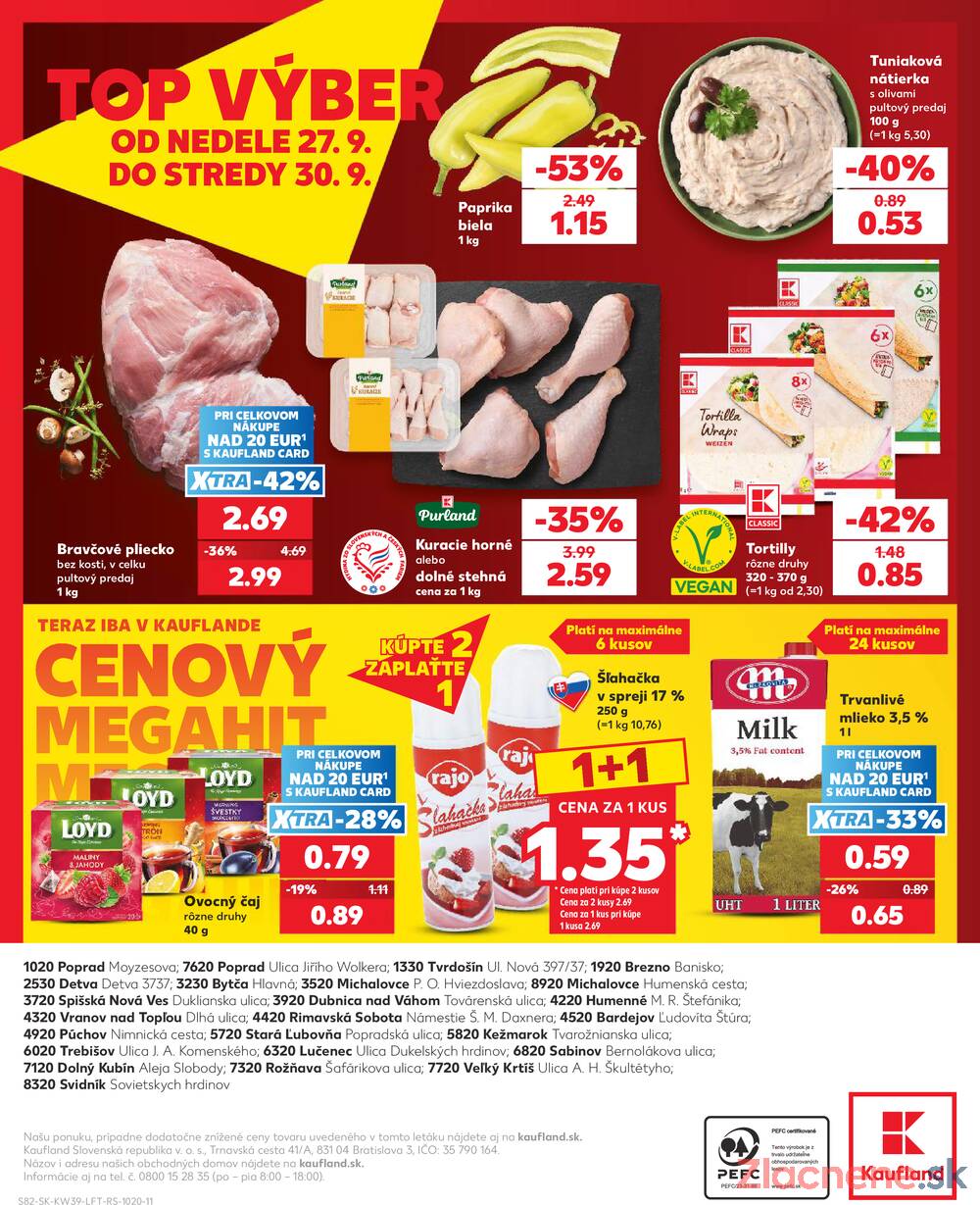 Kaufland 24.9. - 30.9. - Kaufland Michalovce