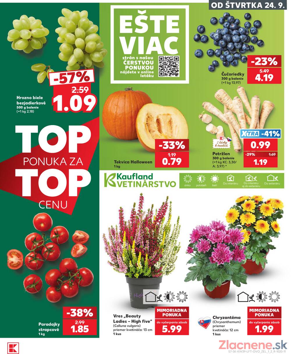 Kaufland 24.9. - 30.9. - Kaufland Rimavská Sobota