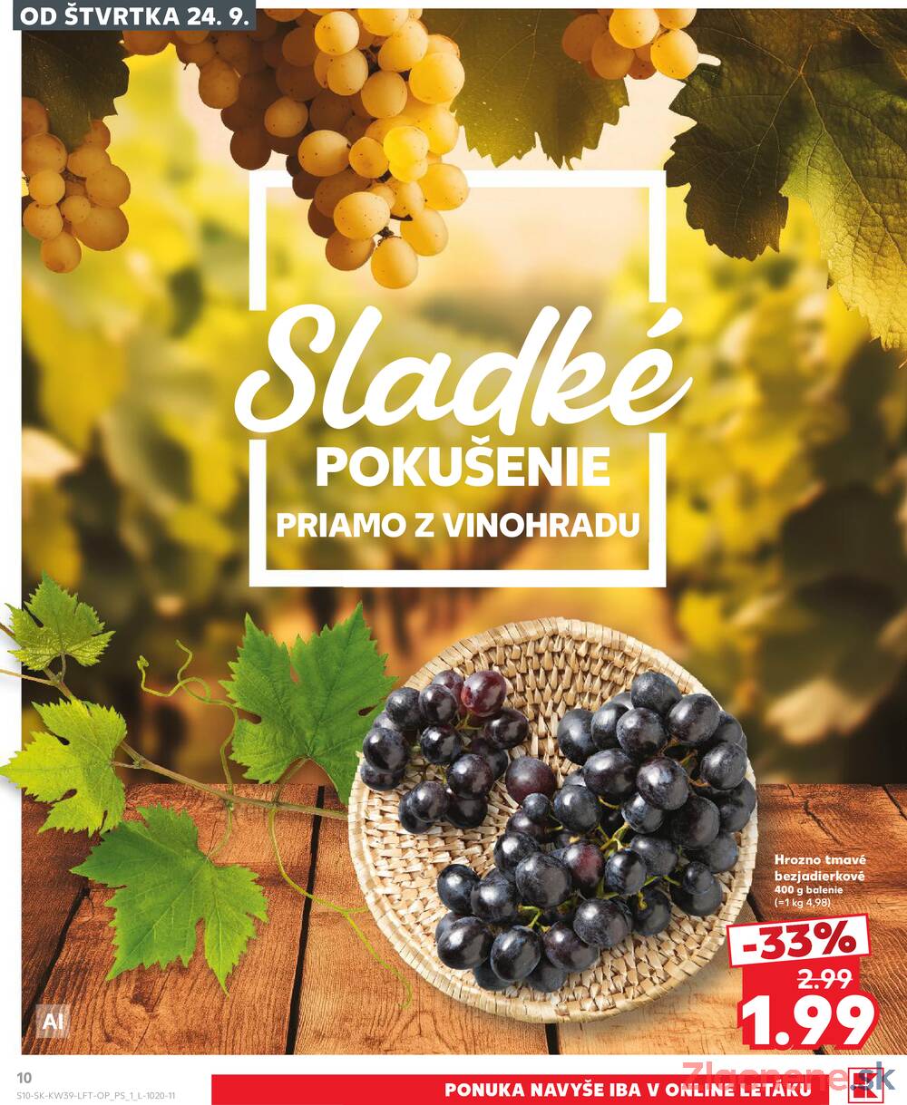 Kaufland 24.9. - 30.9. - Kaufland Stará Ľubovňa