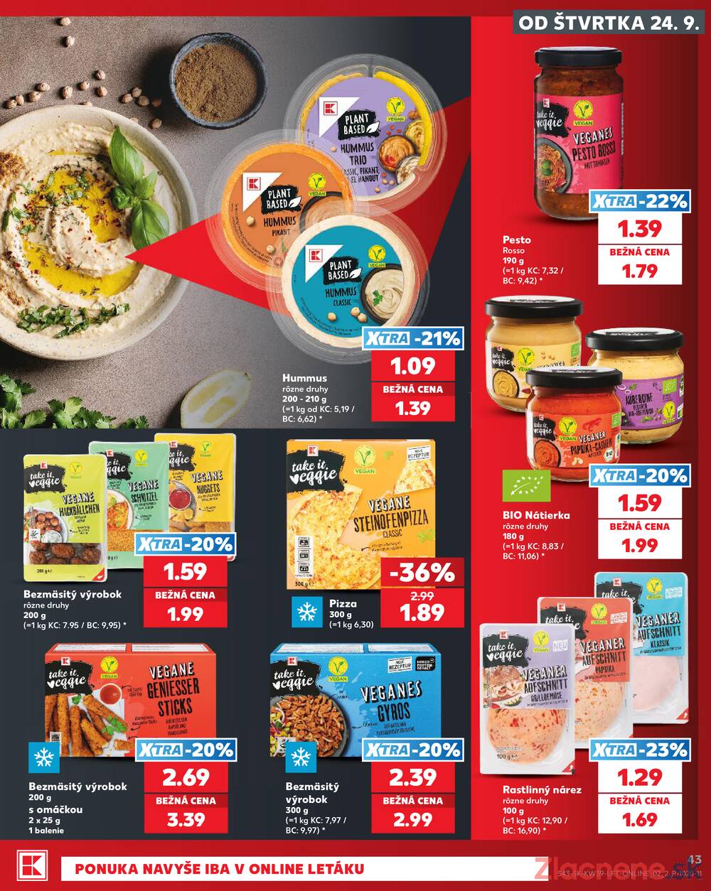 Kaufland 24.9. - 30.9. - Kaufland Poprad - Jiřího Wolkera