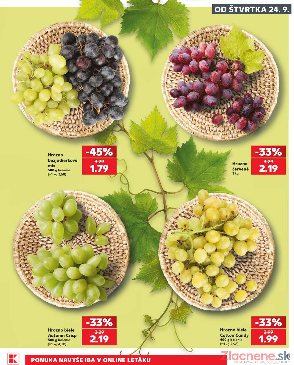 Leták Kaufland - Kaufland 24.9. - 30.9. - Kaufland Michalovce (Humenská cesta) - strana 11