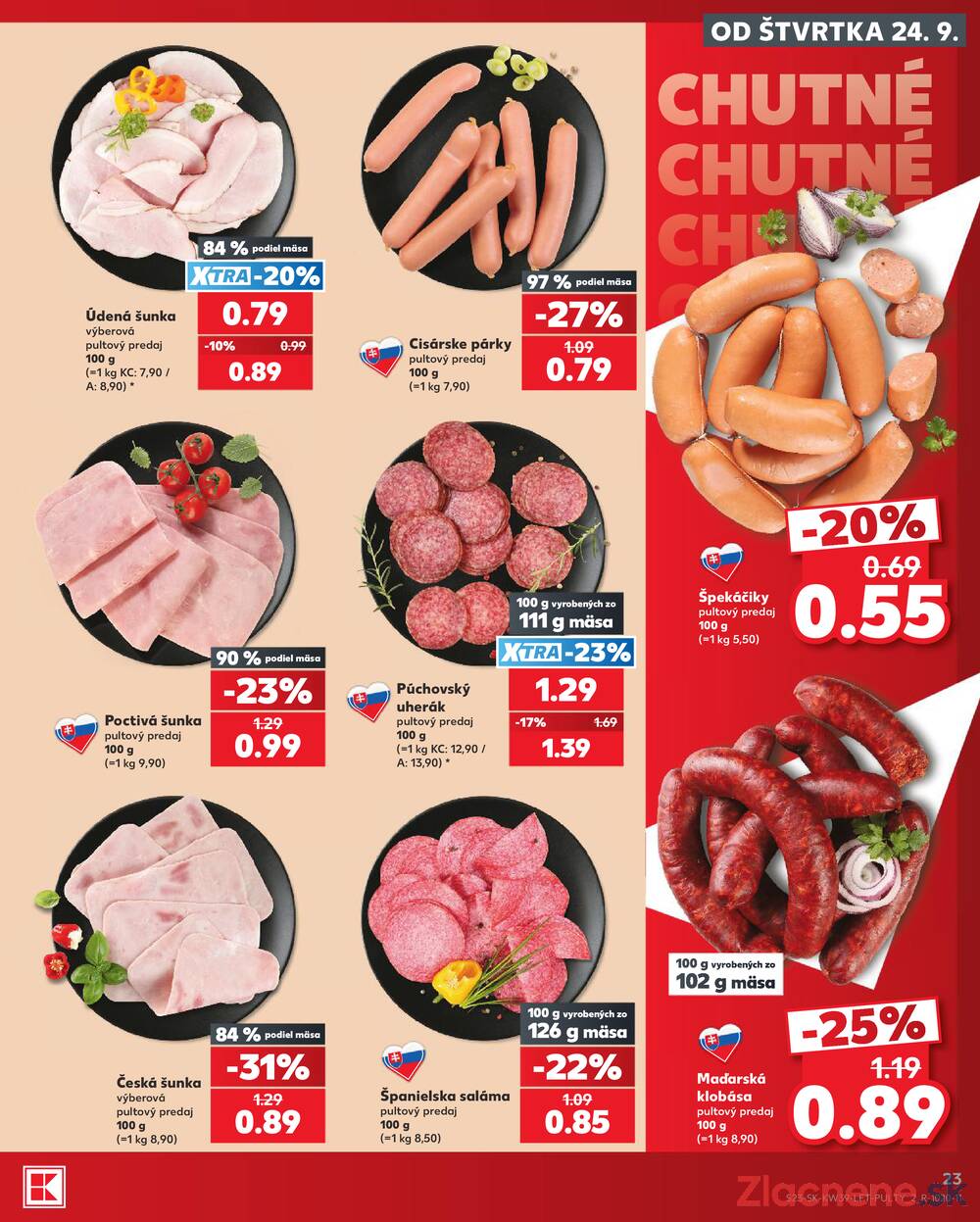 Kaufland 24.9. - 30.9. - Kaufland Sereď