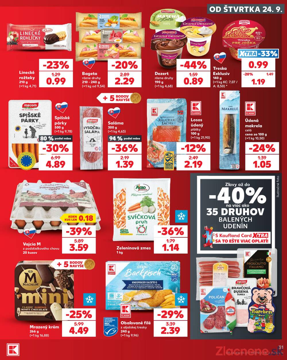 Kaufland 24.9. - 30.9. - Kaufland Sereď