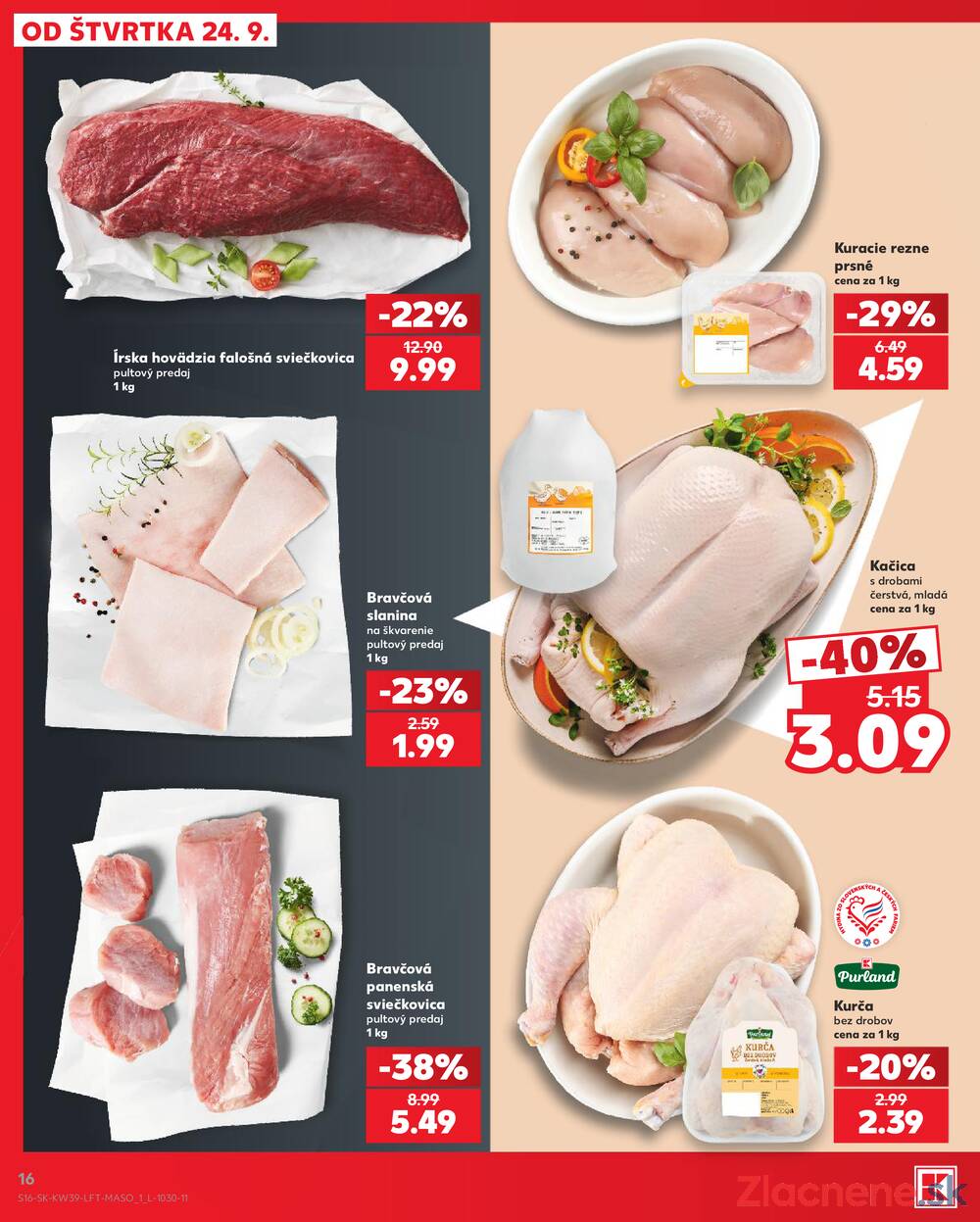 Leták Kaufland - Kaufland 24.9. - 30.9. - Kaufland Trenčín - strana 16 Leták Kaufland - Kaufland 24.9. - 30.9. - Kaufland Trenčín - strana 16