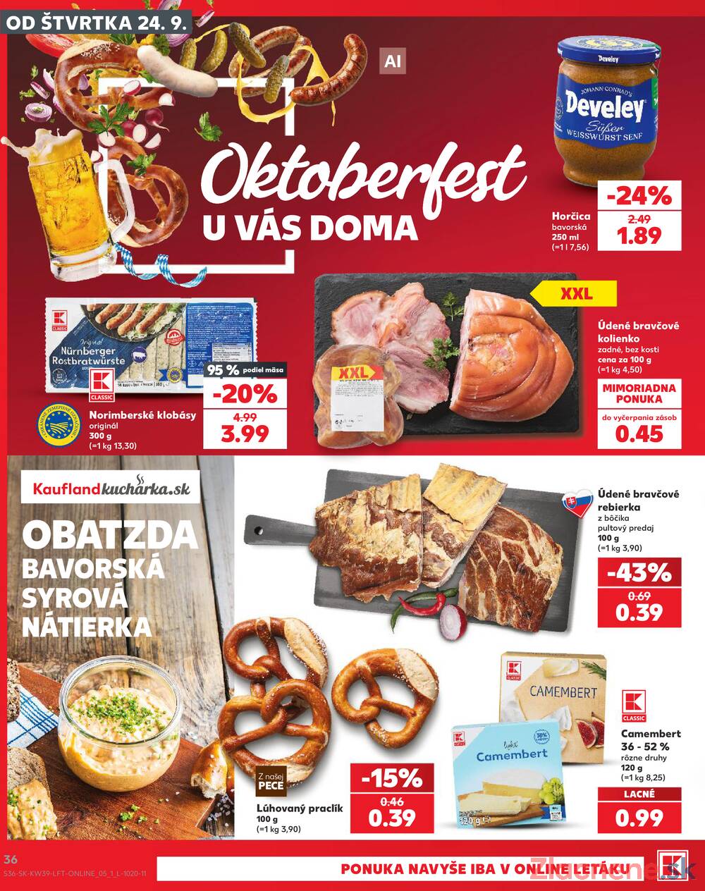 Kaufland 24.9. - 30.9. - Kaufland Trenčín - Gen. M. R. Štefánika