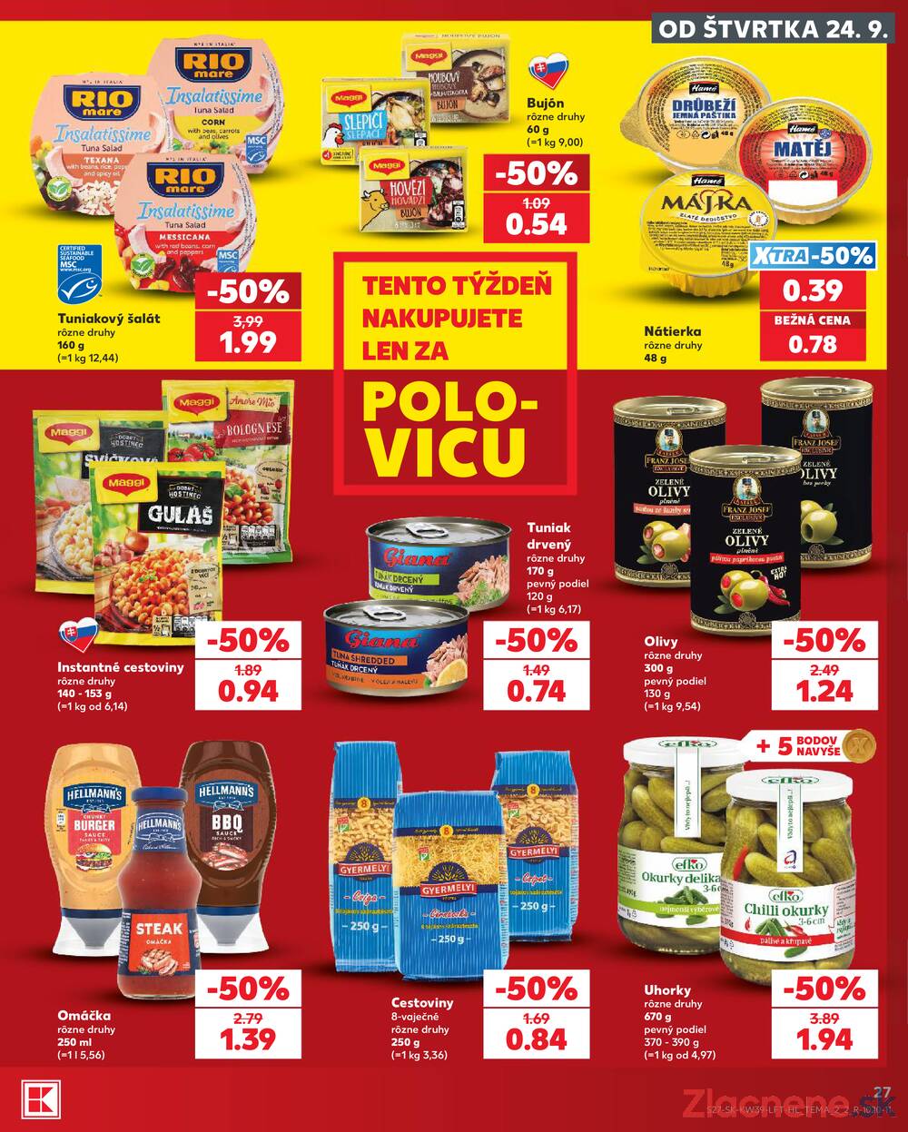 Kaufland 24.9. - 30.9. - Kaufland Žiar nad Hronom