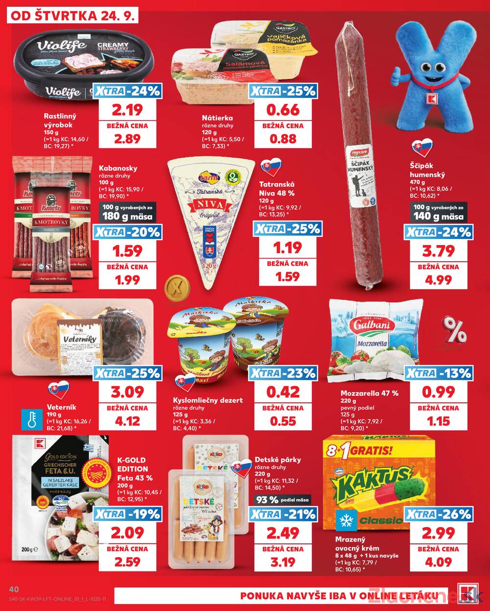 Kaufland 24.9. - 30.9. - Kaufland Považská Bystrica - Centrum