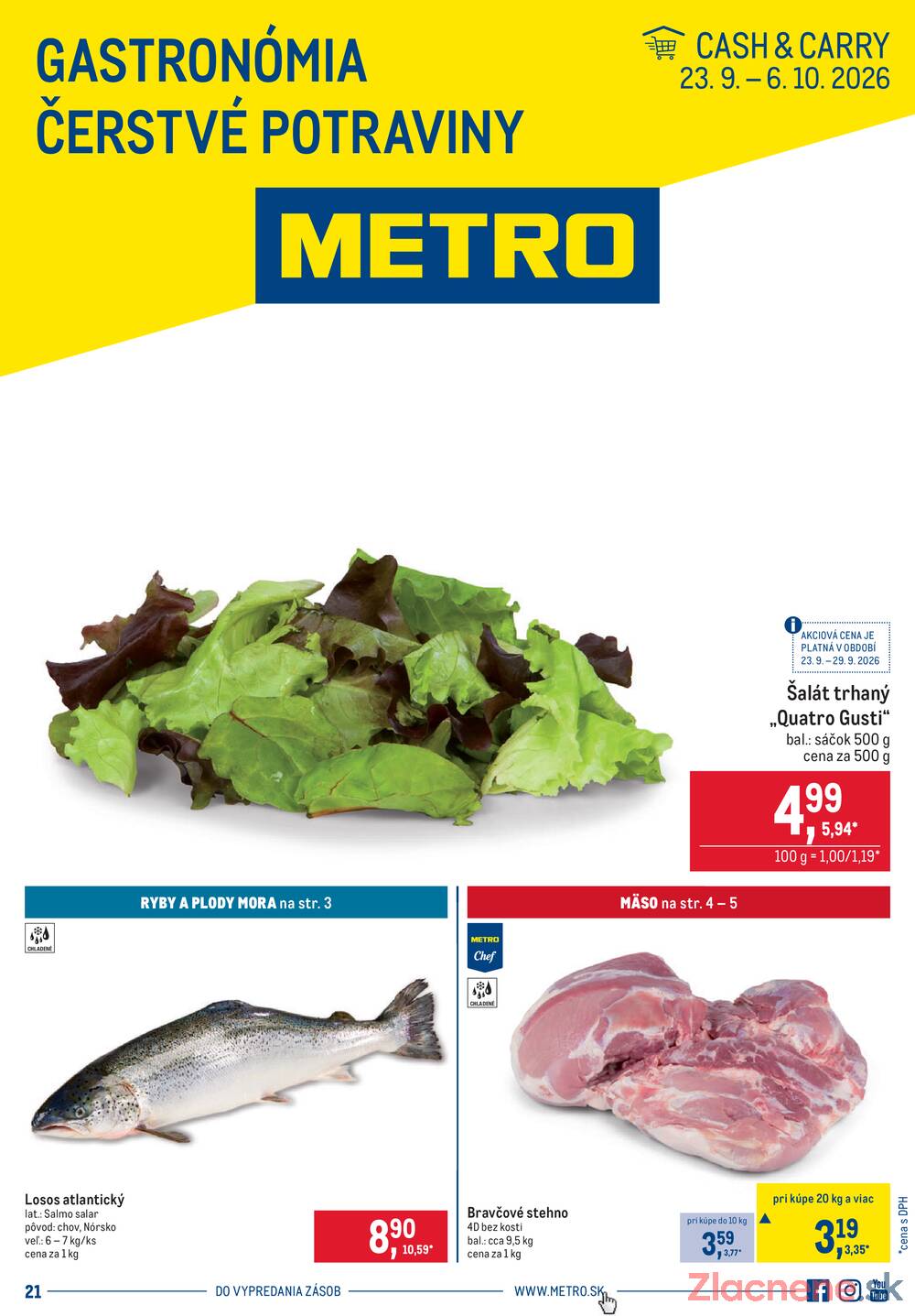Leták METRO - METRO Gastronómia do 6.10. - strana 1 Leták METRO - METRO Gastronómia do 6.10. - strana 1
