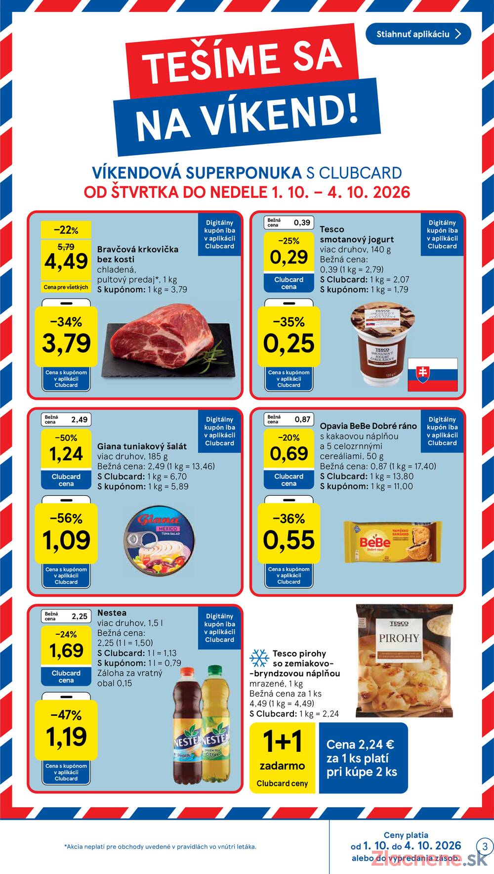 Tesco hypermarkety 30.9. - 6.10.