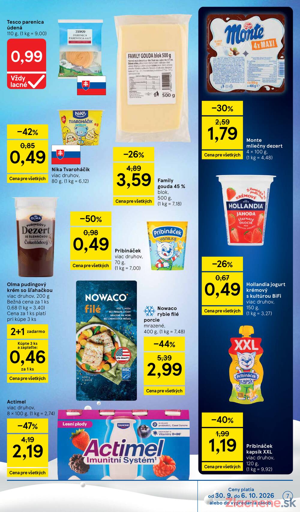 Tesco hypermarkety 30.9. - 6.10.