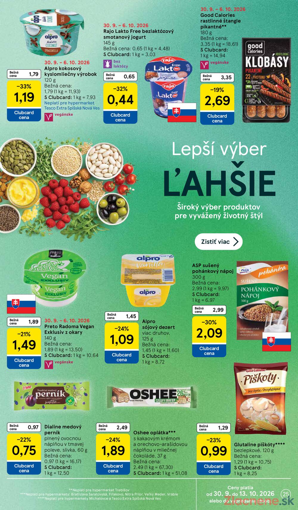 Tesco hypermarkety 30.9. - 6.10.