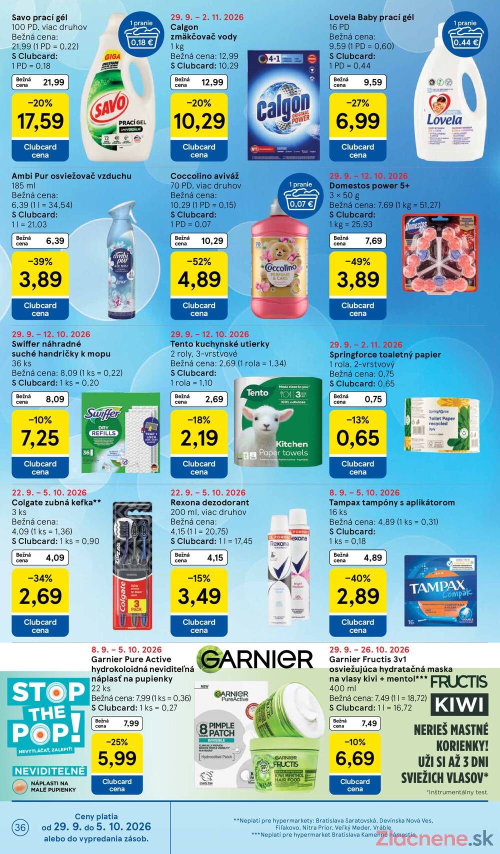 Tesco hypermarkety 30.9. - 6.10.
