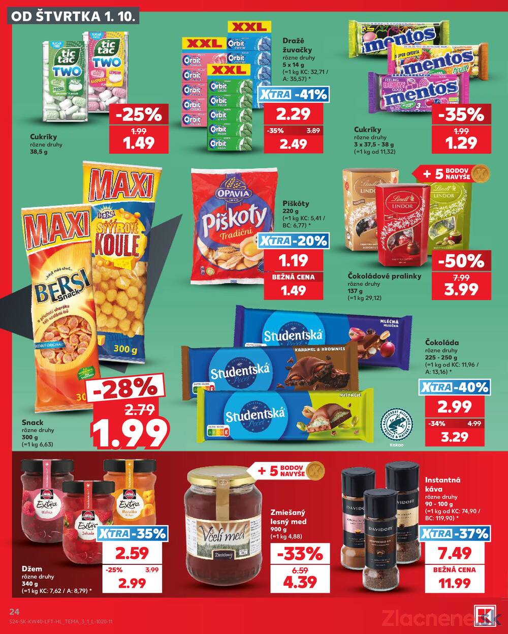 Kaufland 1.10. - 7.10. - Kaufland Púchov