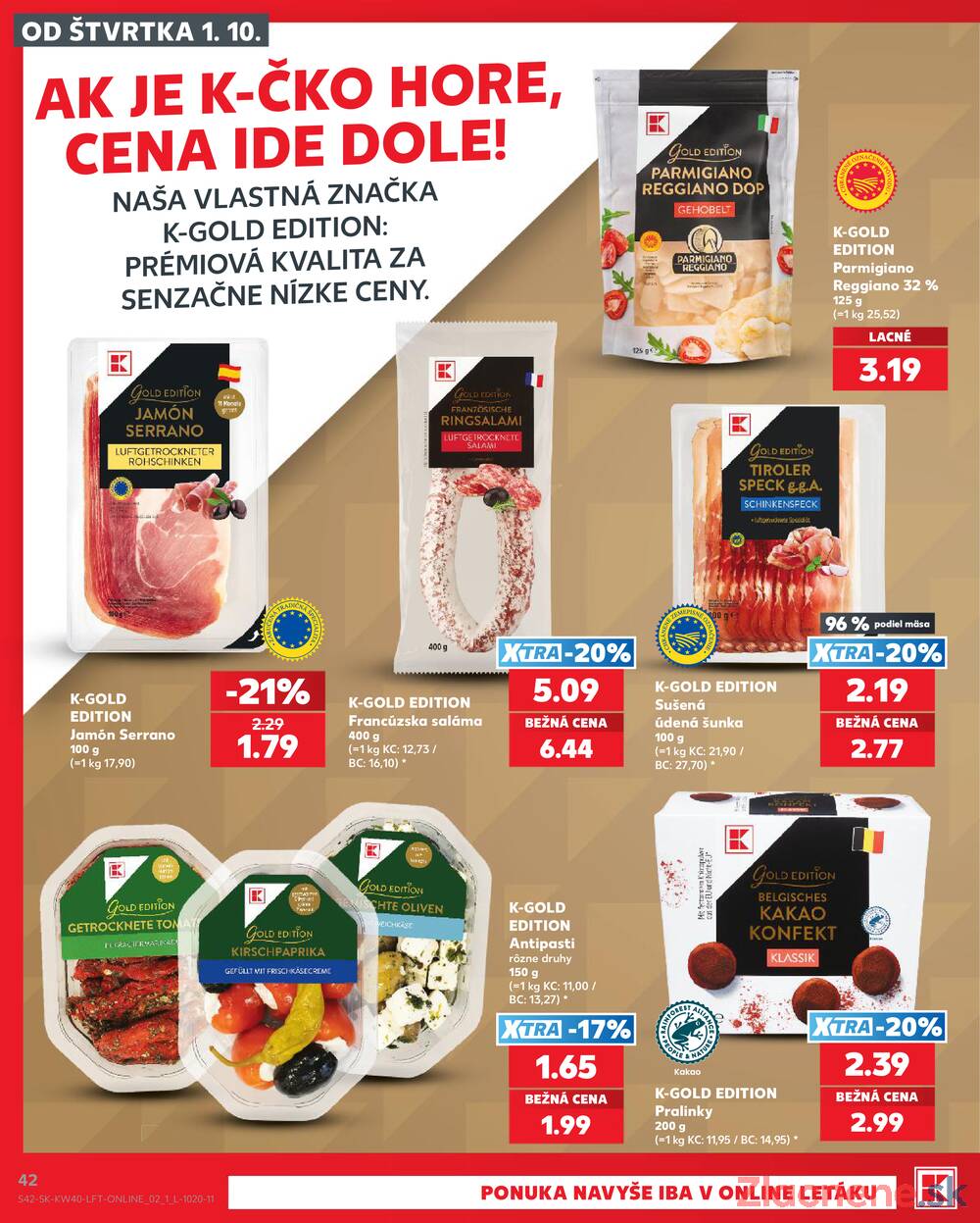 Kaufland 1.10. - 7.10. - Kaufland Púchov