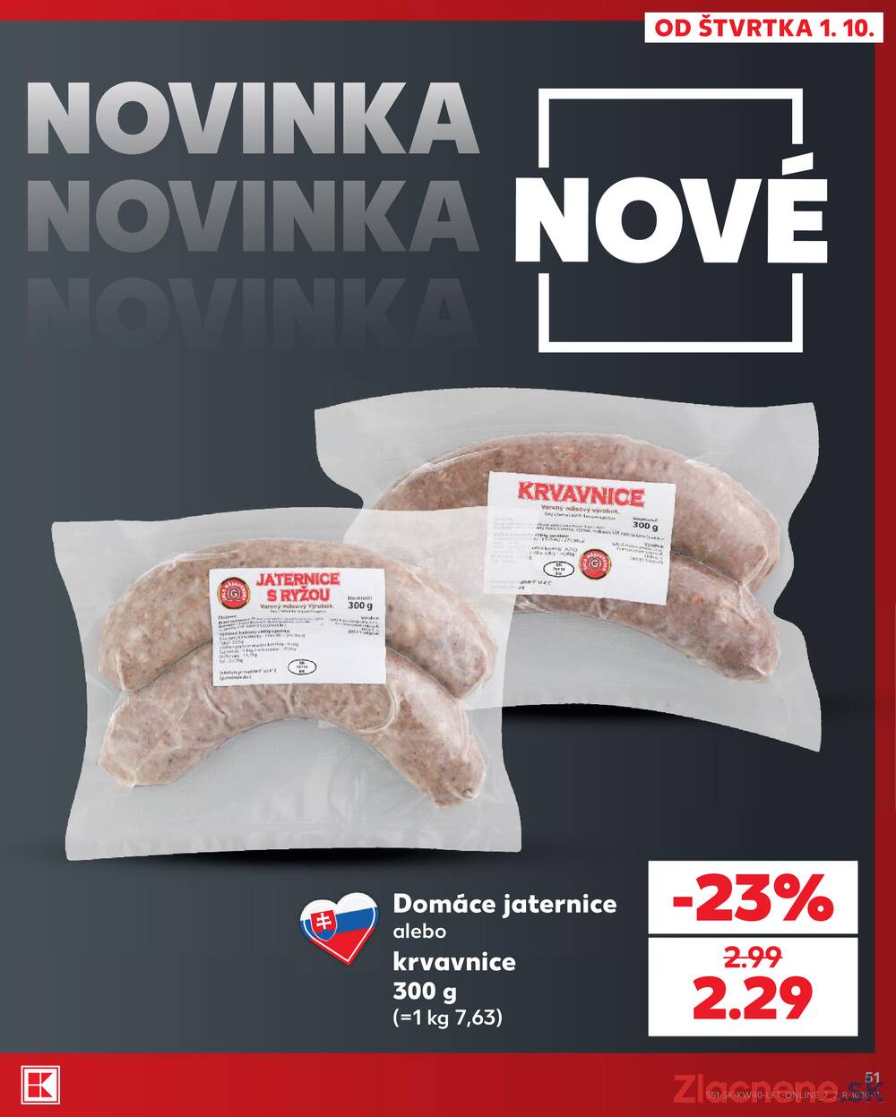 Kaufland 1.10. - 7.10. - Kaufland Púchov