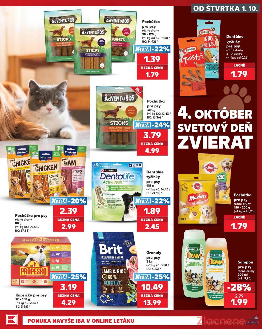 Kaufland 1.10. - 7.10. - Kaufland Púchov