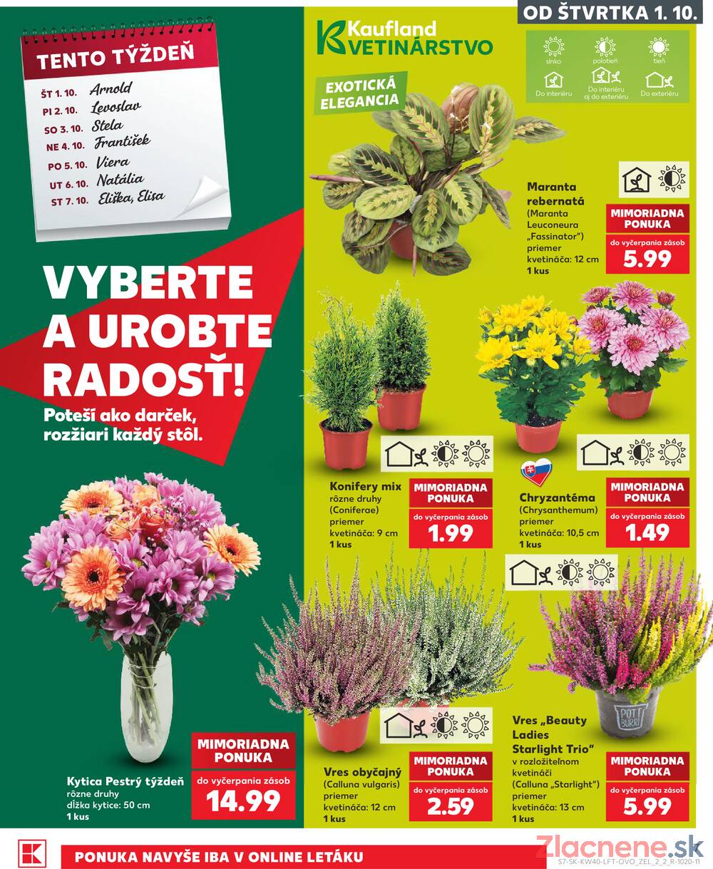 Kaufland 1.10. - 7.10. - Kaufland Rožňava