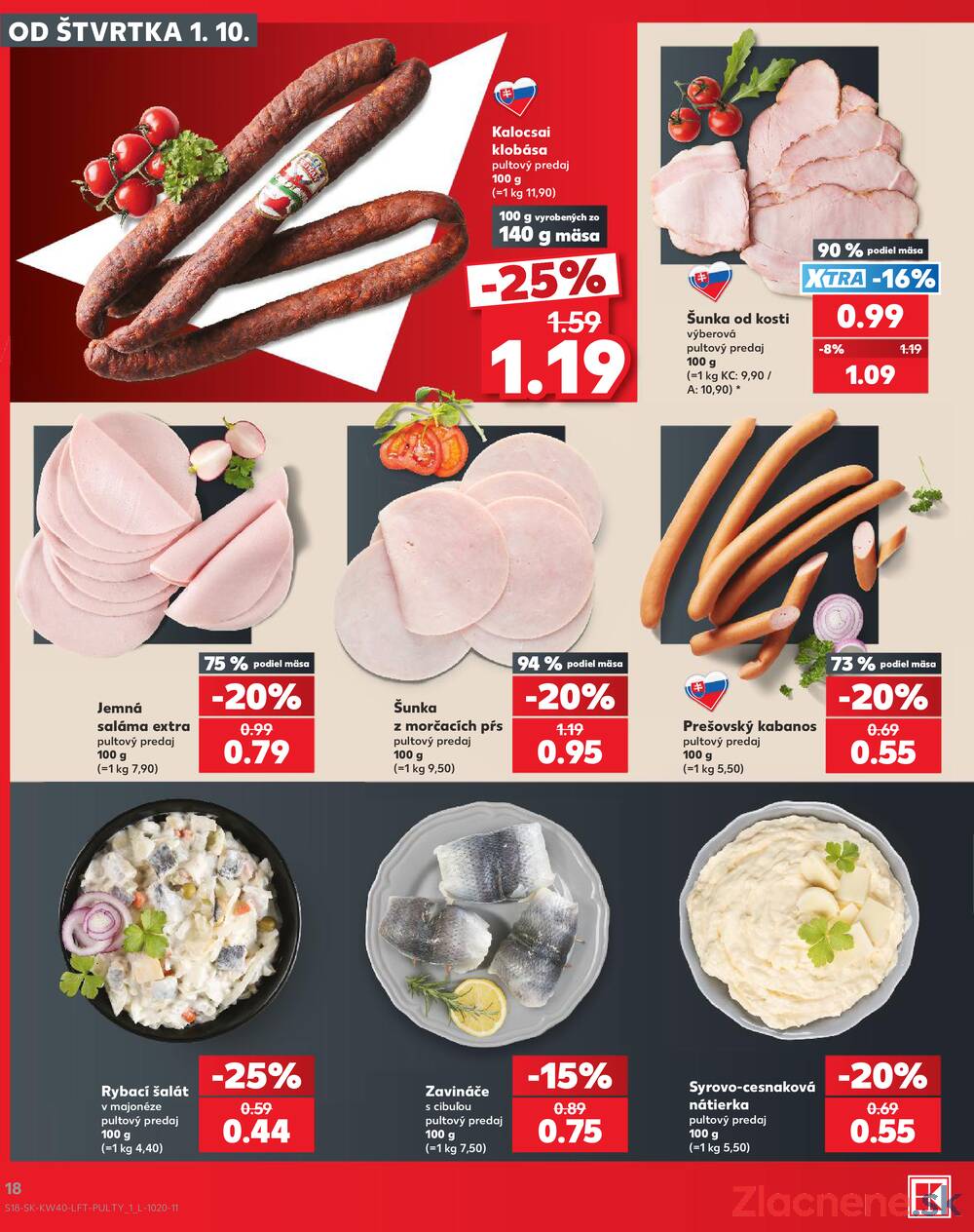 Kaufland 1.10. - 7.10. - Kaufland Poprad - Jiřího Wolkera