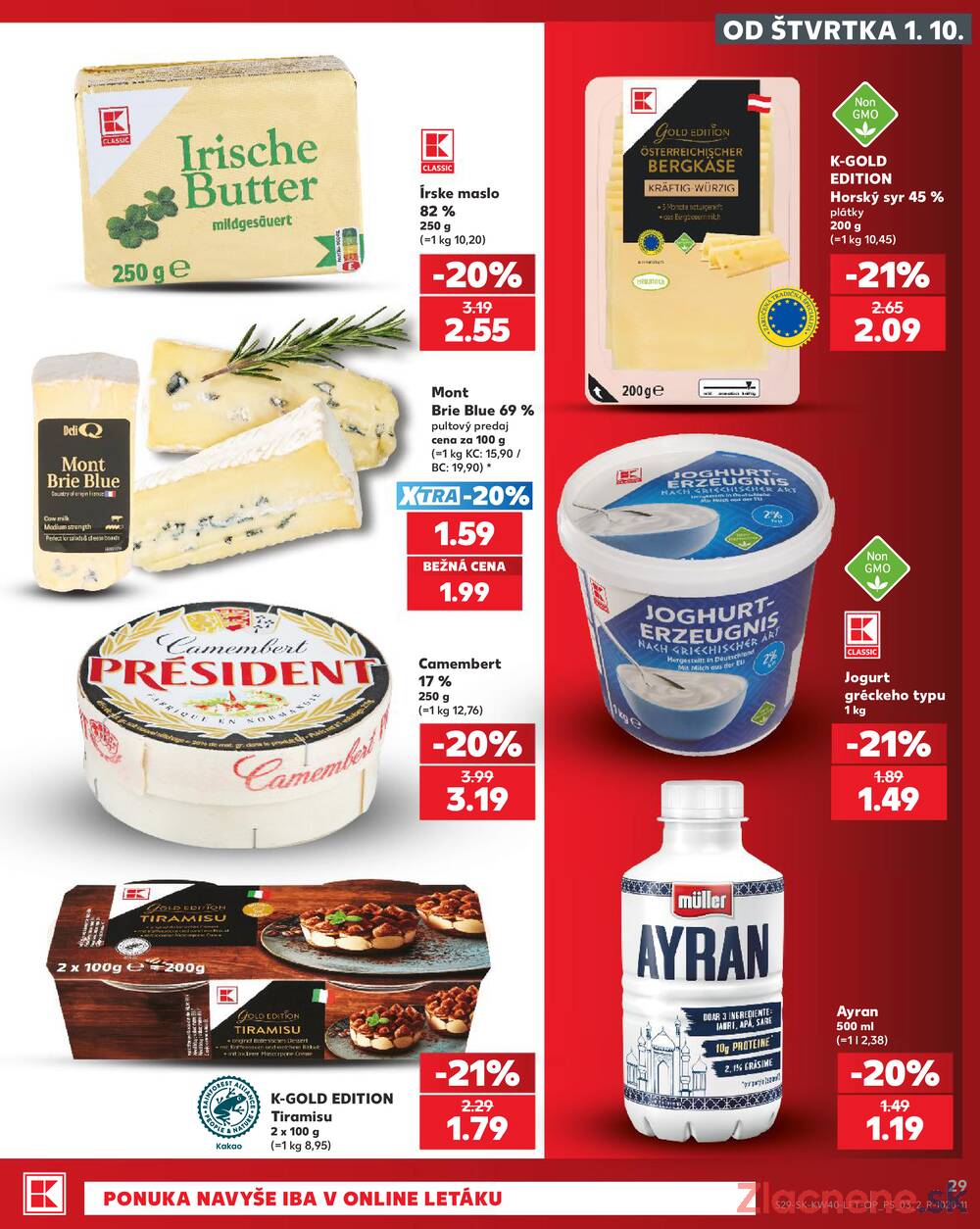 Kaufland 1.10. - 7.10. - Kaufland Veľký Meder