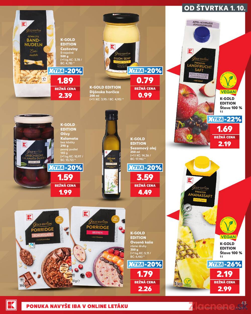Kaufland 1.10. - 7.10. - Kaufland Veľký Meder