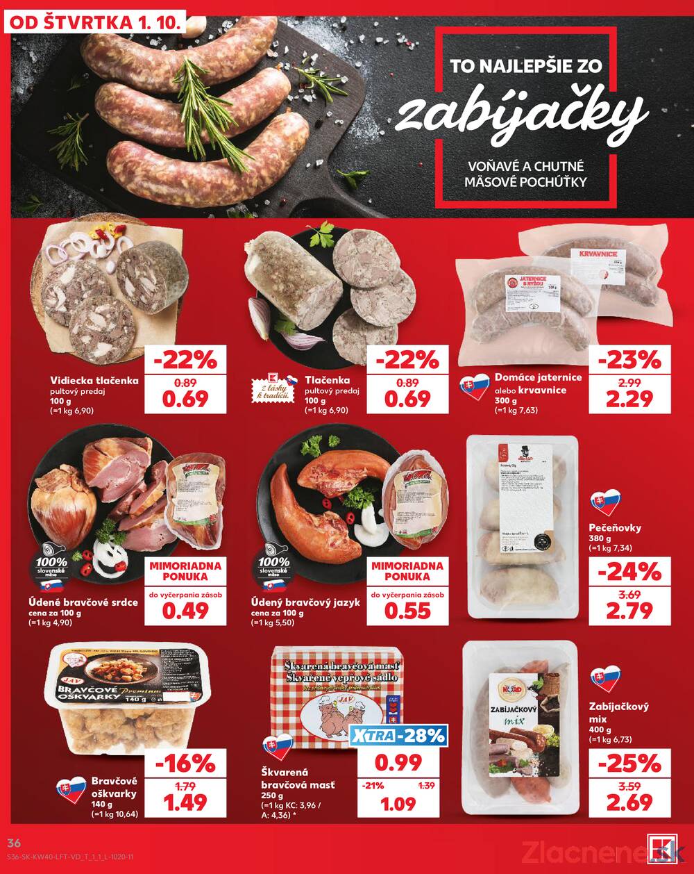 Kaufland 1.10. - 7.10. - Kaufland Sereď