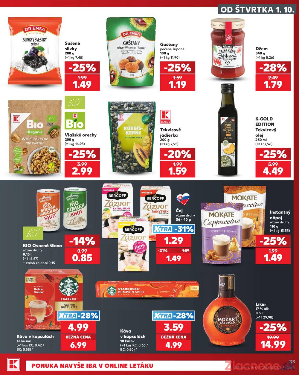 Kaufland 1.10. - 7.10. - Kaufland Bánovce nad Bebravou