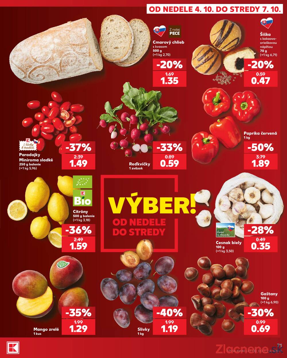 Kaufland 1.10. - 7.10. - Kaufland Bratislava - Bory