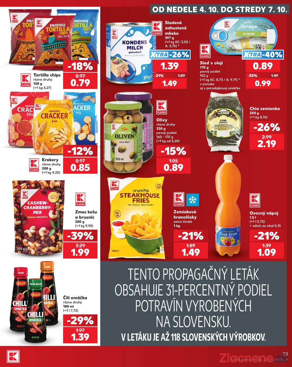 Kaufland 1.10. - 7.10. - Kaufland Bratislava - Petržalka
