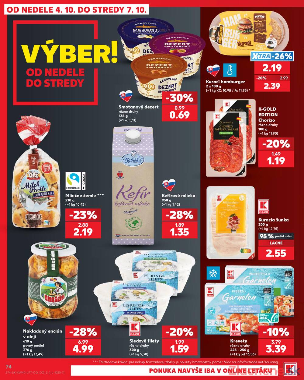 Kaufland 1.10. - 7.10. - Kaufland Košice - Nad Jazerom