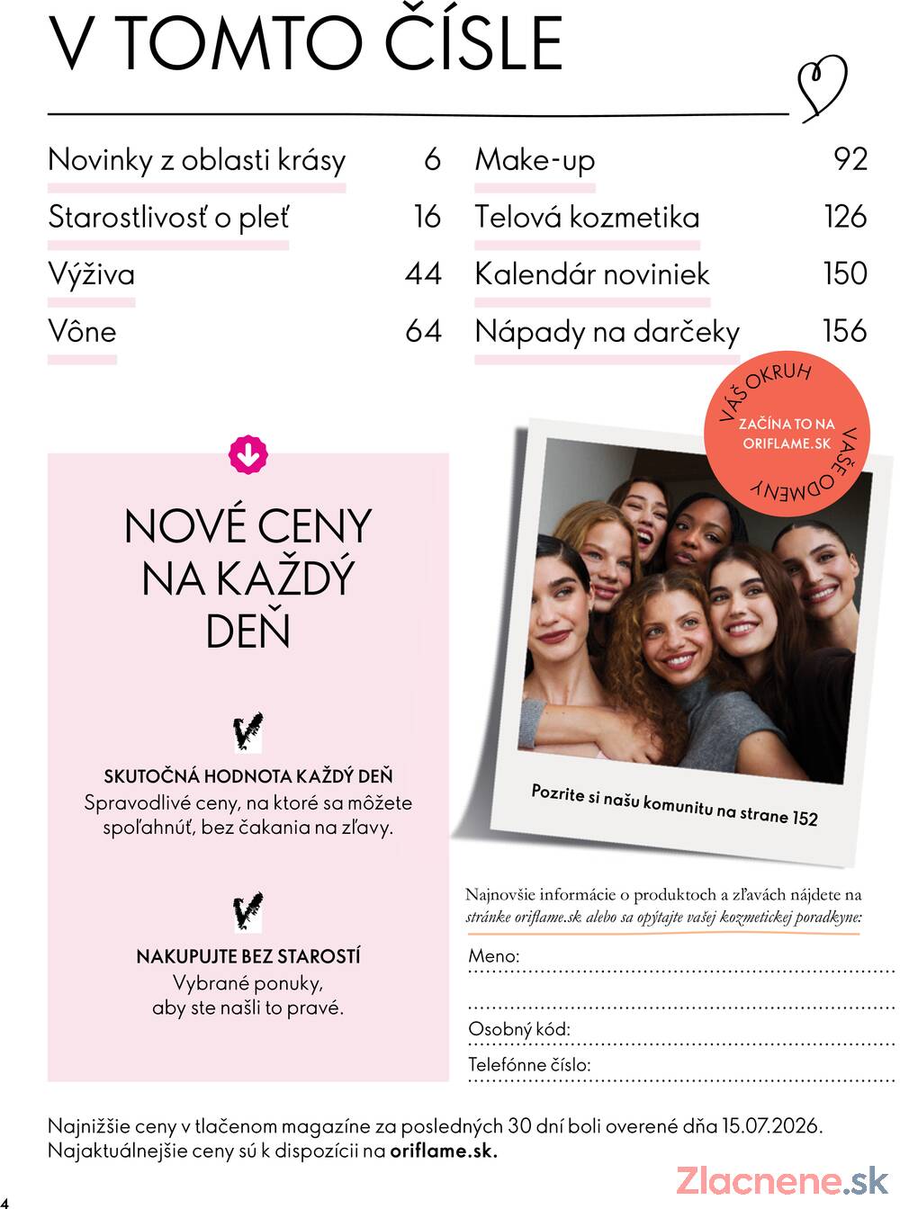 Leták Oriflame - Oriflame do 10.11. - strana 4 Leták Oriflame - Oriflame do 10.11. - strana 4